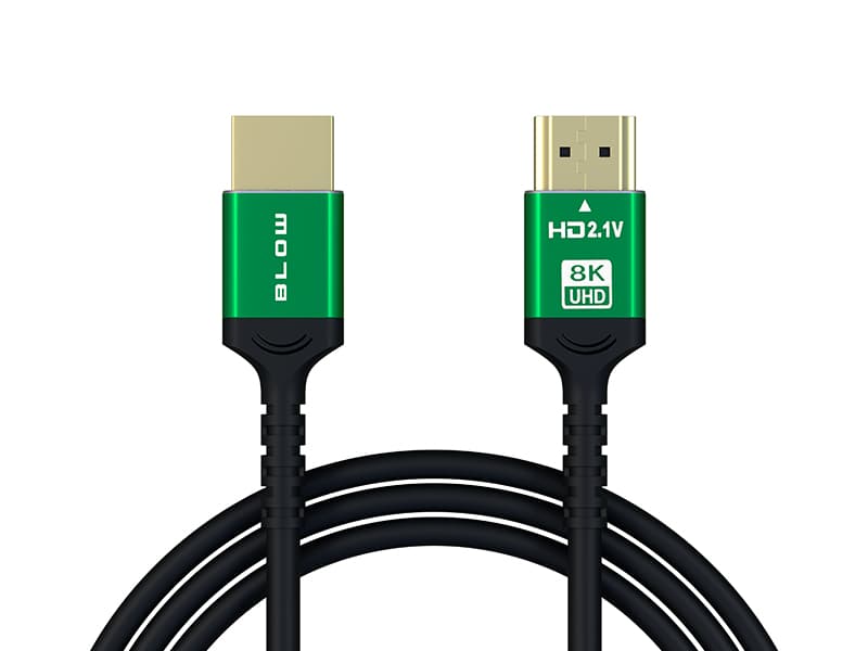 Blow HDMI kabel 2.1 ravni, 2m, 8K, zelena