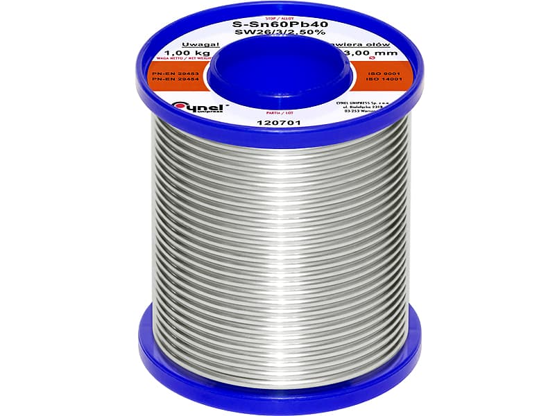 Blow 9648# Spajkalna kovina 3,00 mm, 1kg, LC60-SW26 Cynel