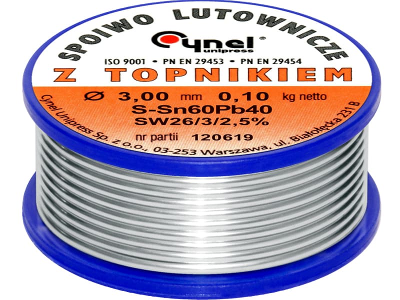 Blow 9679# Spajkalna kovina 3,00 mm, 100 g, LC60-FSW26 Cynel