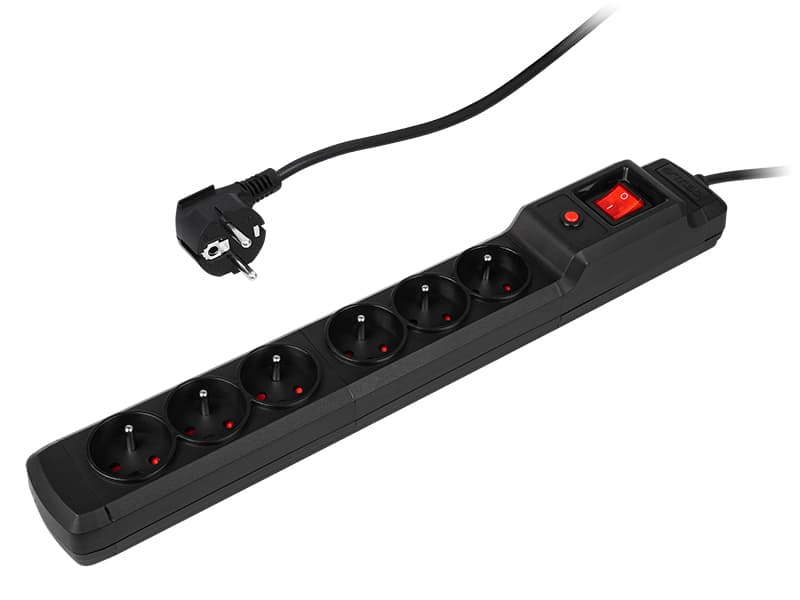 Prekratovalna zaščita Blow M6, 6 vtičnic, 5m kabel