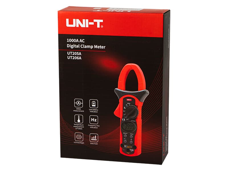 Blow UT205A Uni-t: Digitalni merilni klešni multimeter AC 1000A 3