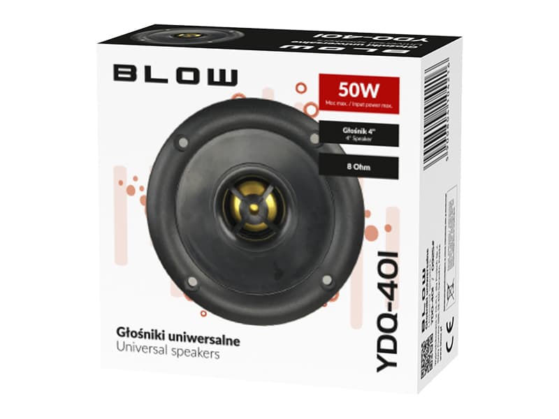 Blow YDQ401 4" zvočnik, 50W, 8 Ohm 3