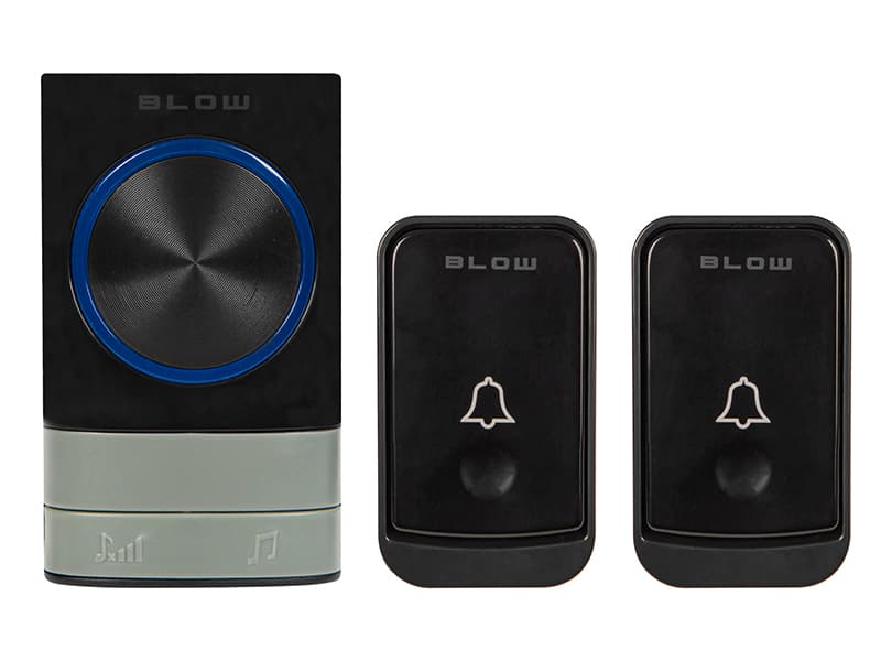 Blow Brezžični zvonec AP-21 (2 oddajnika, 45 melodij, IP44) 2