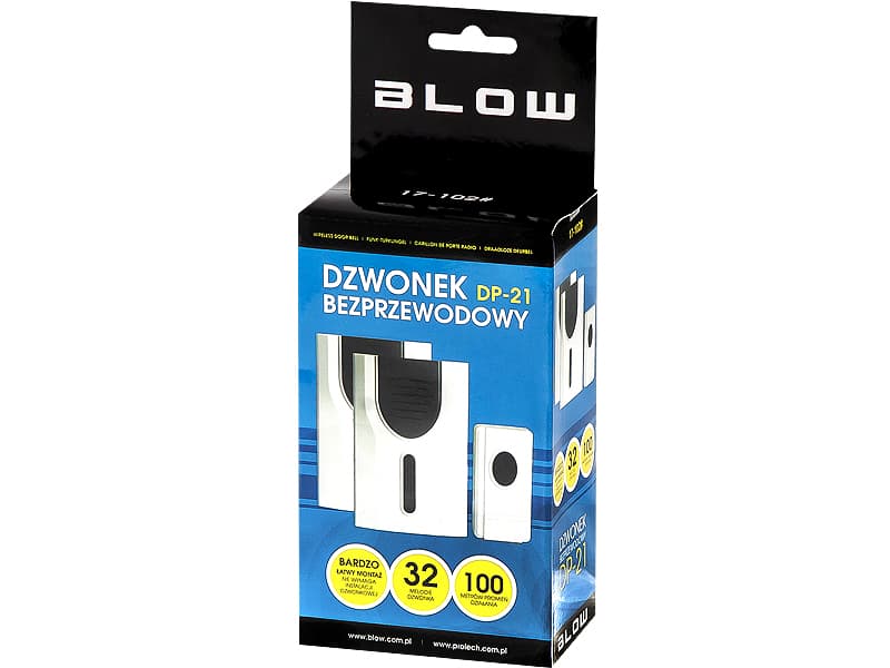 Blow Dzwonek DP-21 brezžični, do 100m, 16 melodij 2