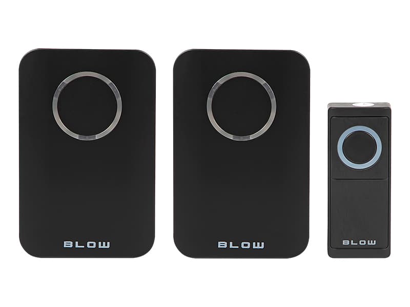 Blow DPB-12, brezžični zvonec, 2x sprejemnik, črn 2