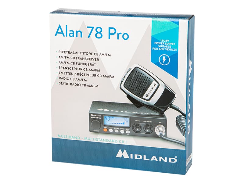 Blow CB radio Alan-78 Pro (AM/FM/ASQ) 12/24V 2