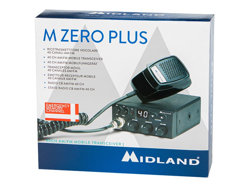CB radijski sprejemnik Blow, AM/FM, Midland M-Zero Plus 2