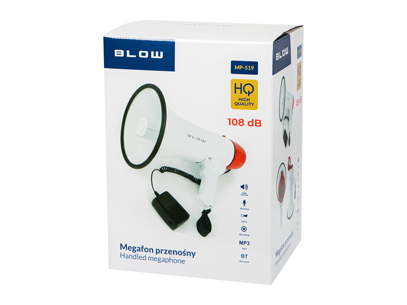 Megafon Blow MP-519 z snemalnikom, Bluetooth in polnjenjem 6