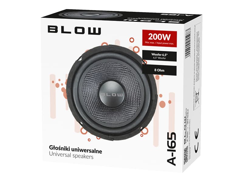 Blow A-165 6,5" Woofer avtomobilski zvočnik (8 ohm) 3