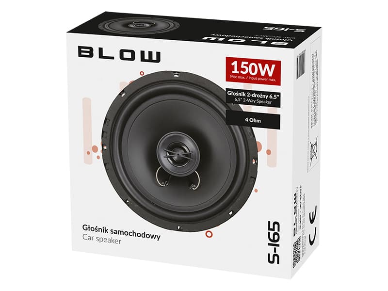 Blow S-165 avtomobilski zvočnik 6.5" 4 Ohm 3