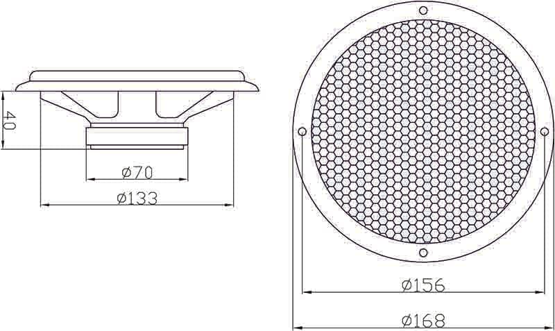 Zvočniki Blow WH-1606 6,5" za avtobuse (par) 3