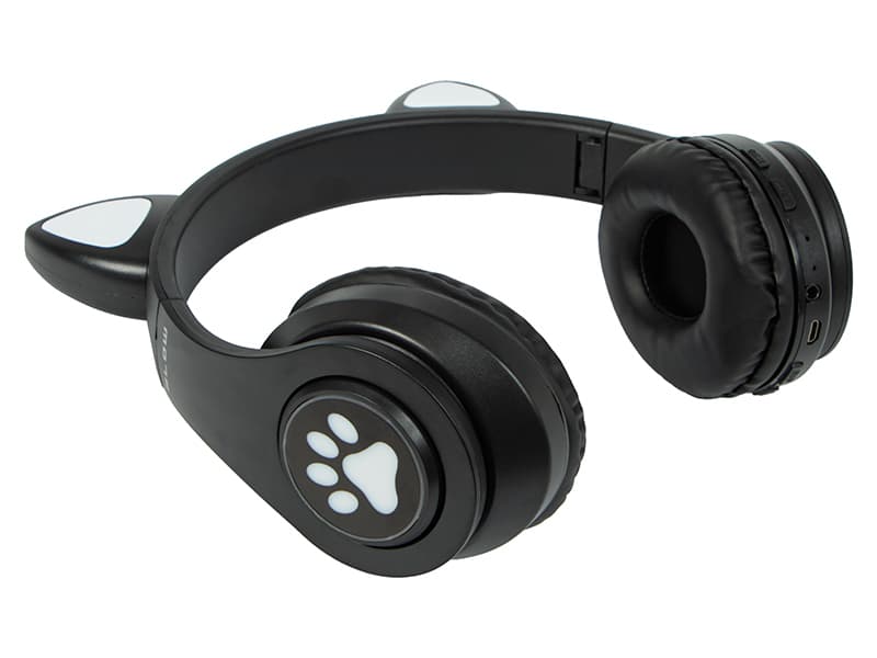 BLOW Bluetooth 5.0 slušalke z LED mačkami, črne 2