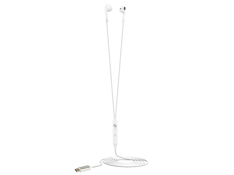 Žične slušalke Blow b-17 USB-C, bele 2