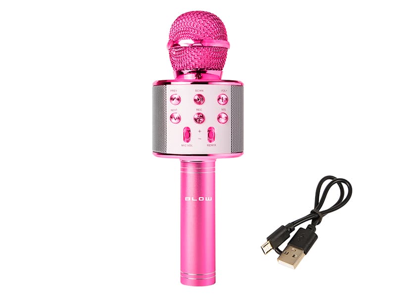 BLOW PRM402 roza karaoke mikrofon z Bluetooth 2
