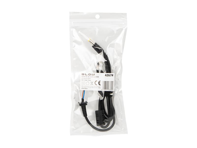 Kotni napajalni kabel Blow DC 5,5x1,7 za Acer, 110 cm 2
