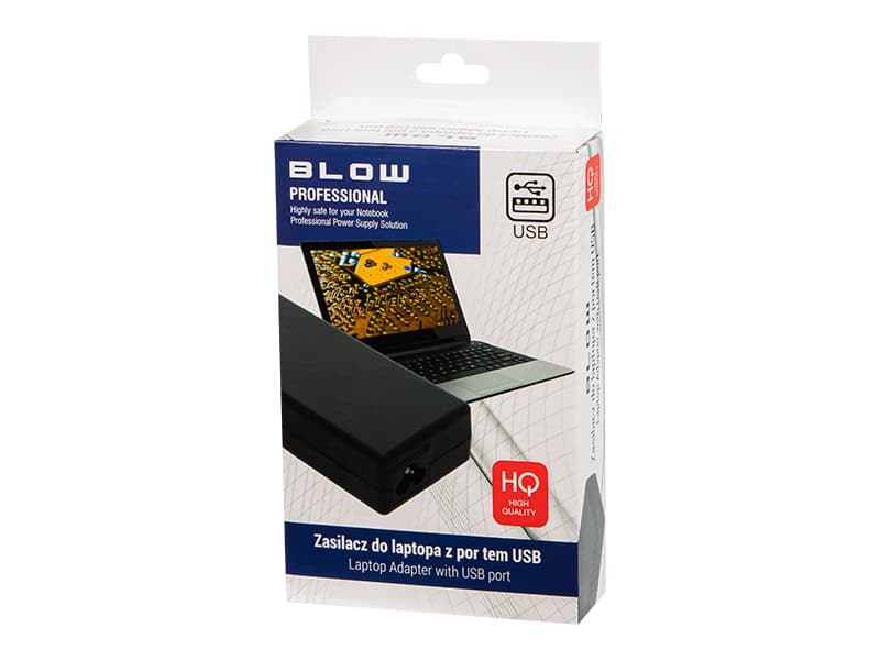 Blow Napajalnik za Toshiba/Asus, 19V/3.42A + USB 3
