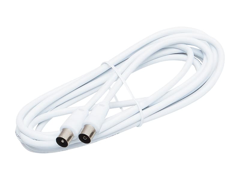 Blow 4331# Antenski kabel TV-Video, 4.5m, bela, dvojno oklopljen 2