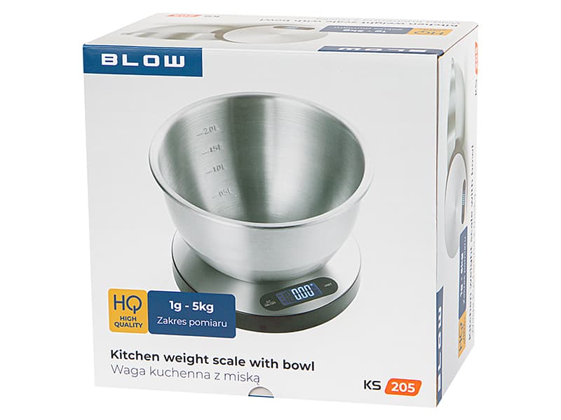 Blow KS205 kuhinjska tehtnica z 2l posodo, 5kg 3