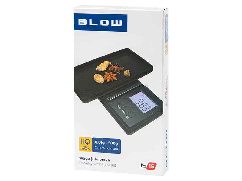 Srebrna nakitna tehtnica Blow JS15, 0,01-500 g 4