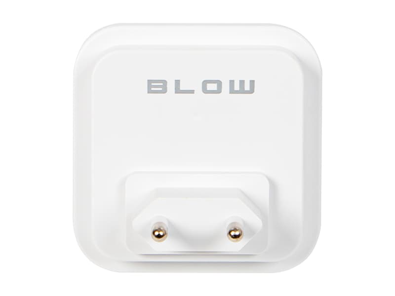 BLOW LED nočna lučka s senzorjem mraka, kvadratna, modra 2