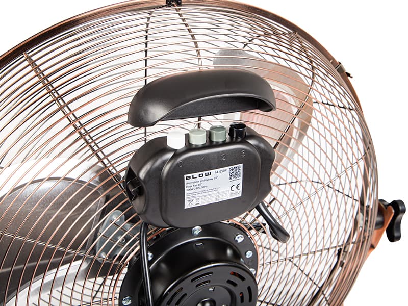 Podstavni ventilator 45cm (18") 200W, bakreno zlat, cirkulator 3