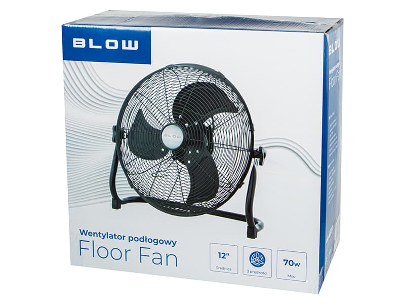 Podni ventilator Blow, 30 cm, 70 W, crni 6