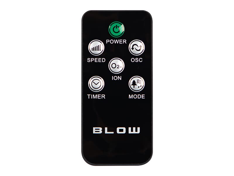 Blow XXL stolpni ventilator, 121cm, 90W, črn 7