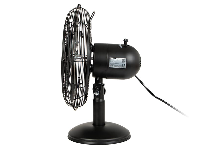 Namizni ventilator 30cm črn, kovinski 5