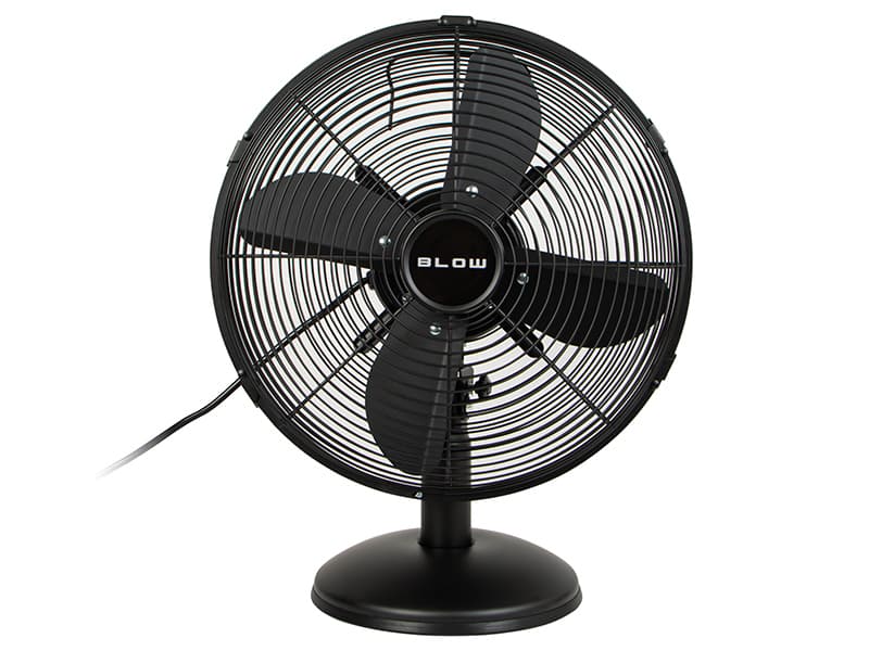 Namizni ventilator 30cm črn, kovinski 6