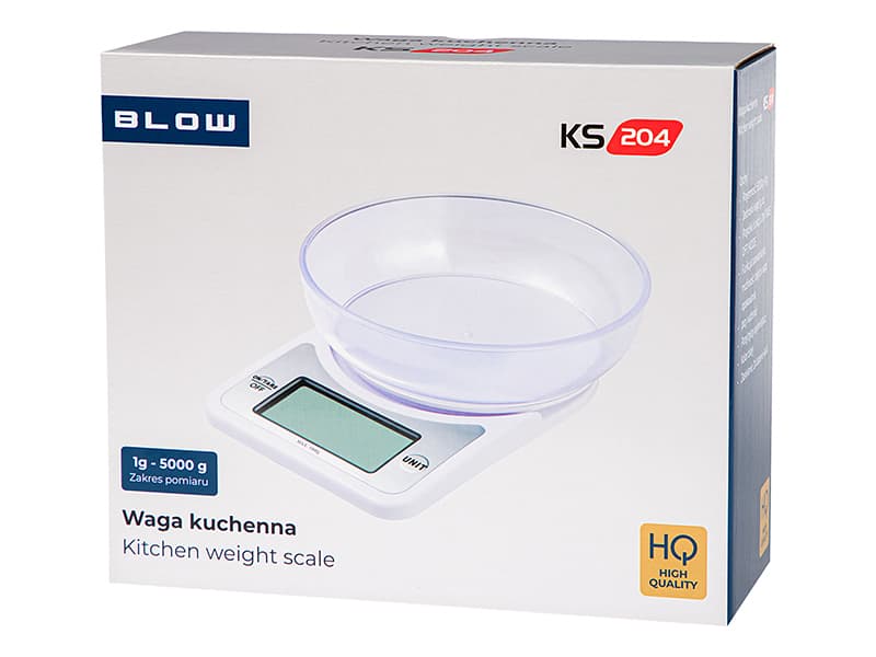 Kuhinjska tehtnica Blow KS204 z merilno posodo, 5 kg 4