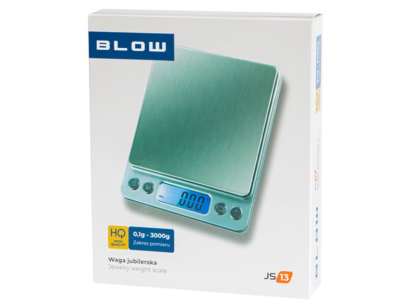 Blow JS13 precizna tehtnica (nakit/števec kosov), 3000 g 4