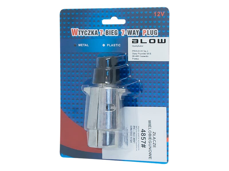 Blow Aluminijasta vtičnica za prikolico, 7-pin 2