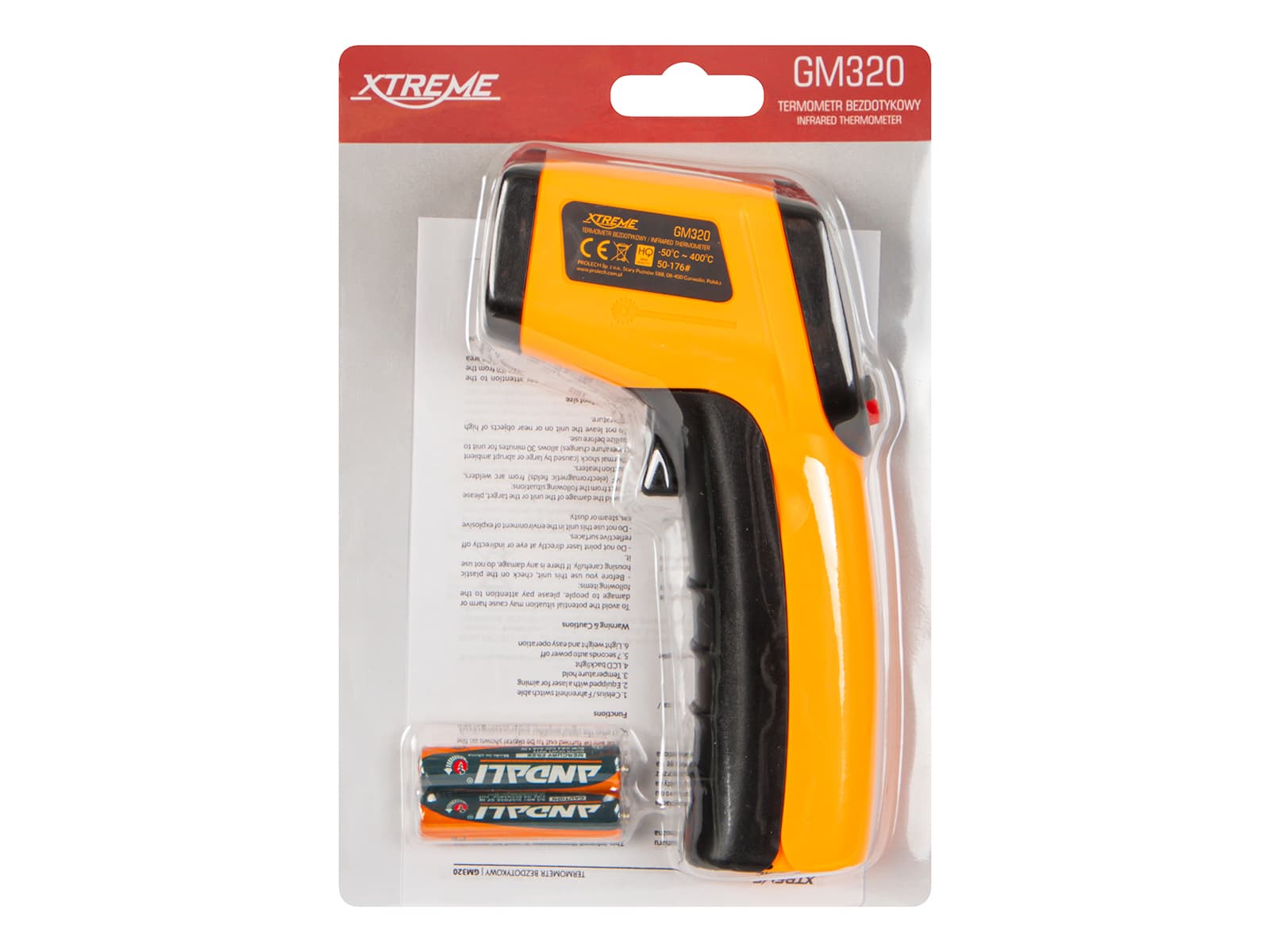 Blow GM320 Piro meter XTREME - infrardeči termometer 2