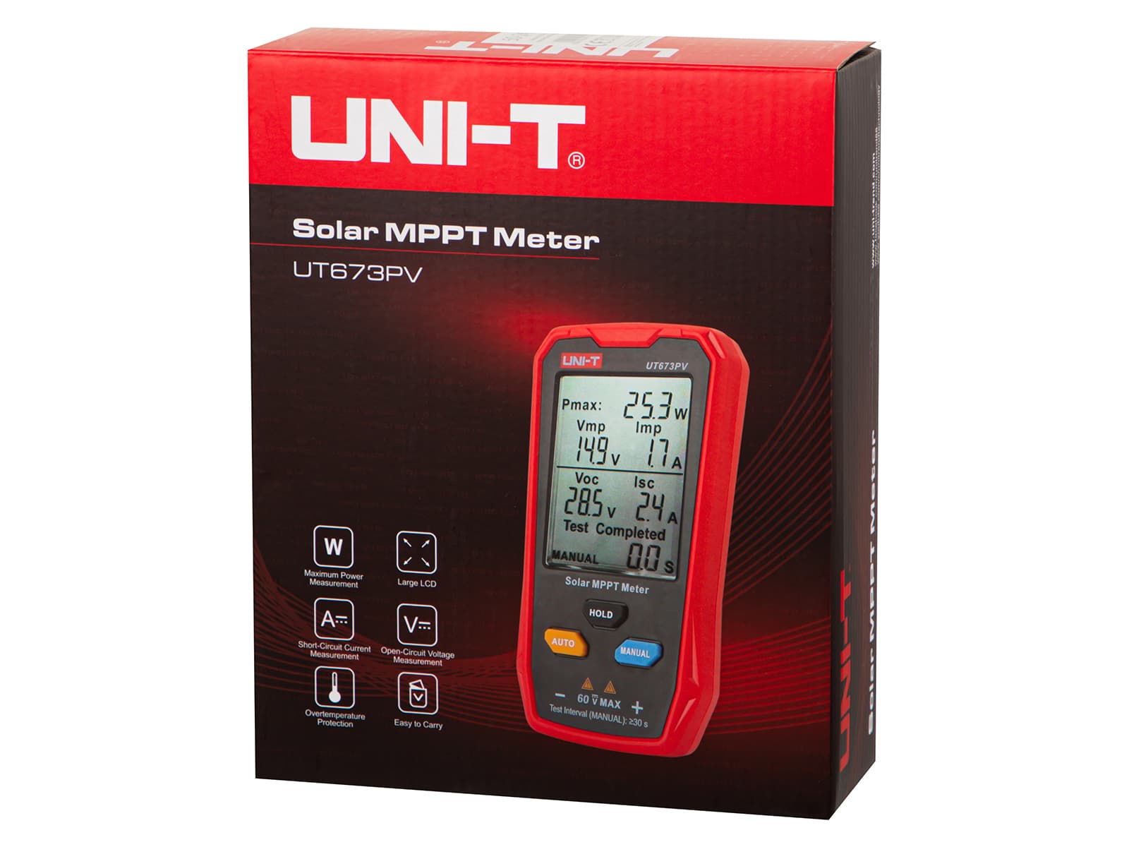Tester moči sončnih panelov UNI-T UT673PV, Blow 7