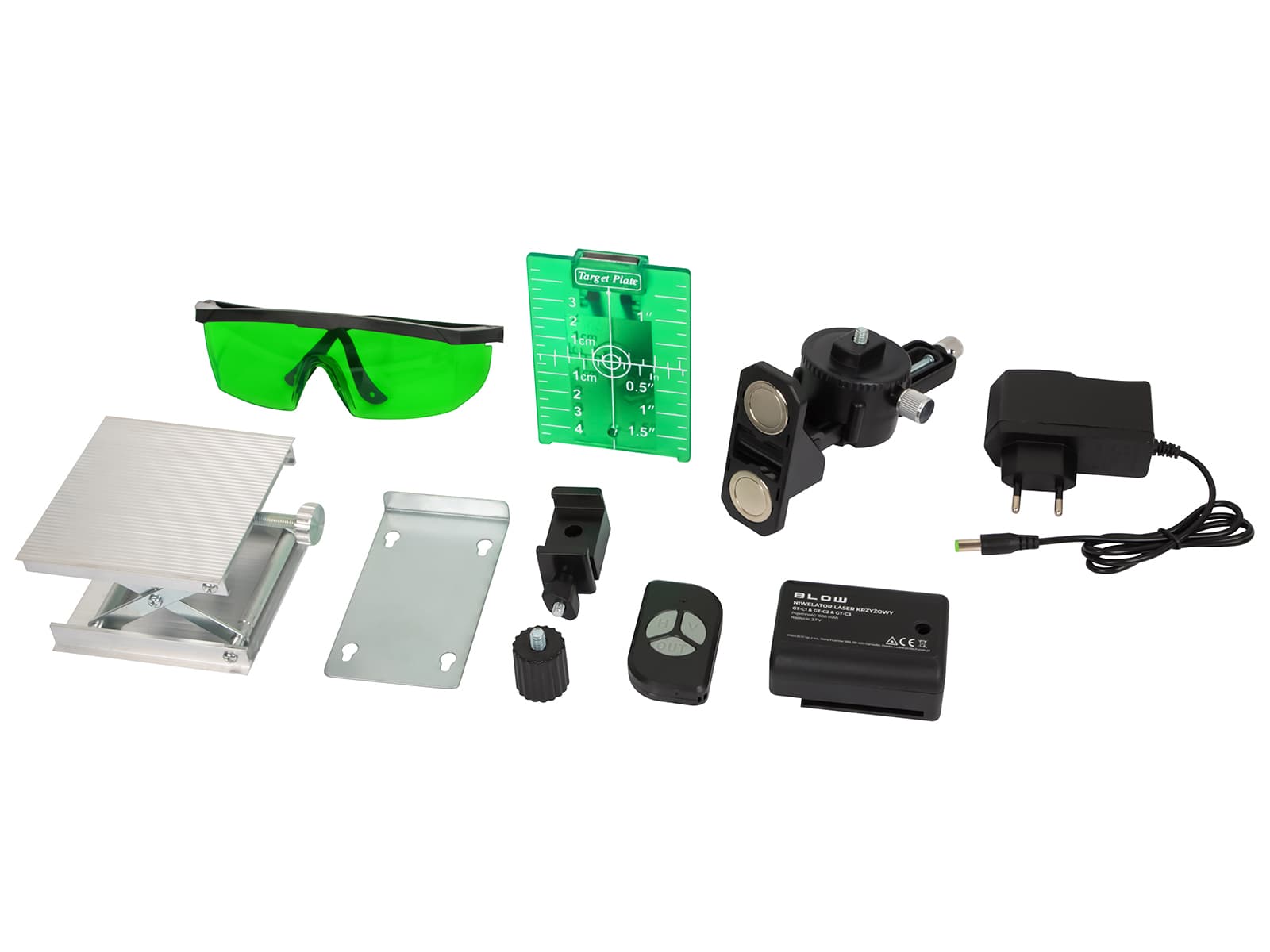 Blow 4D križni laserski nivelir/merilnik Blow GT-C3 s stativom 4