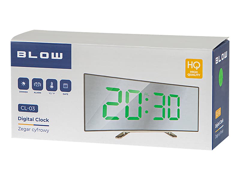 Digitalna ura Blow CL-03 z zelenim LED zaslonom 4