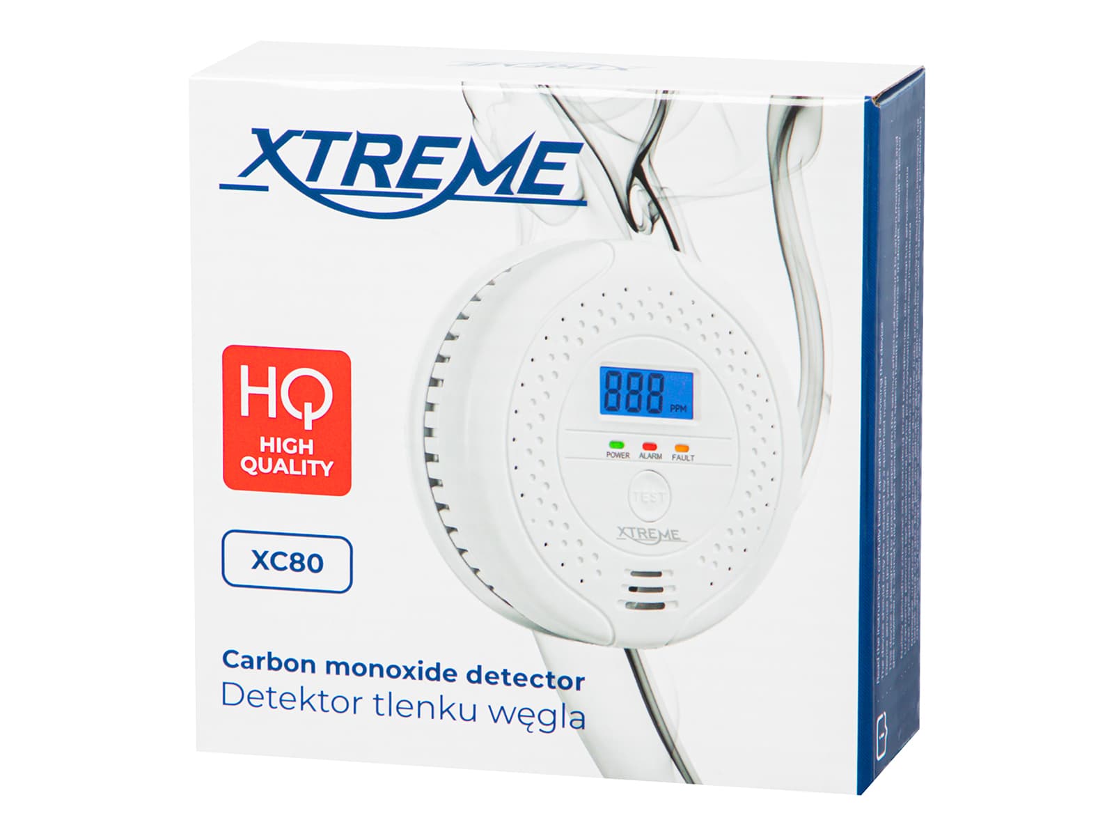 Detektor CO Blow XC80 z LCD zaslonom, bel 4