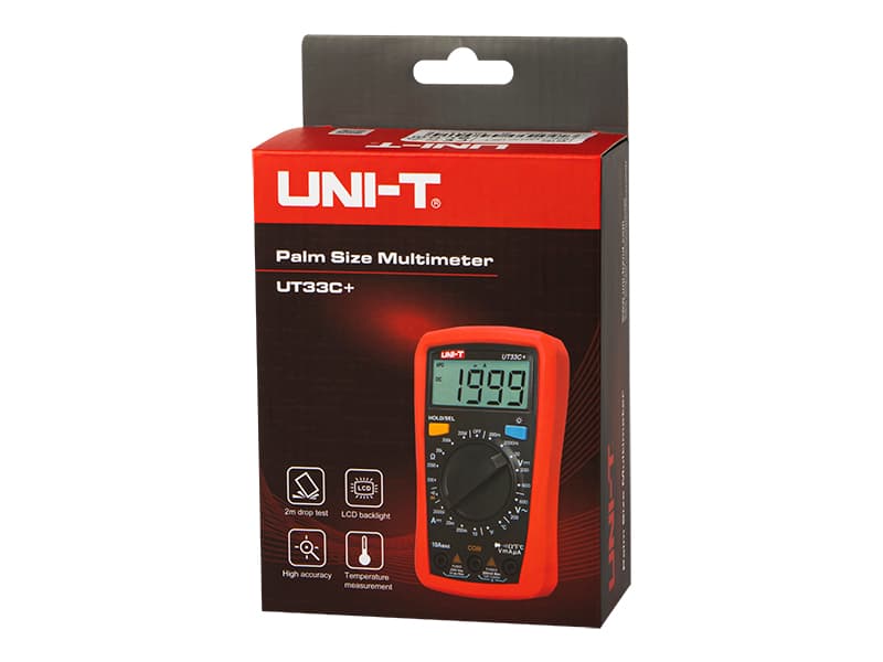 Blow UT33C+ Uni-t: Digitalni multimeter z LCD in temperaturo 4