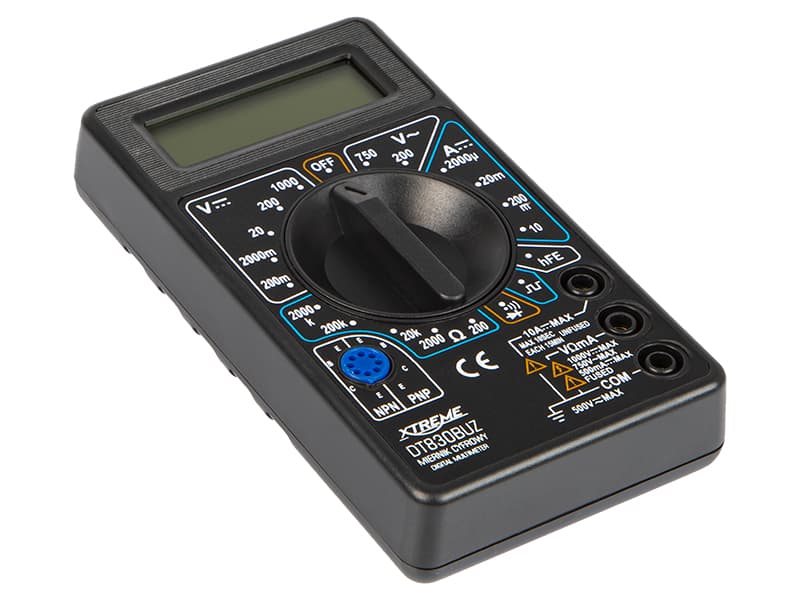 Blow DT830BUZ Xtreme: Digitalni multimeter, rumena 3