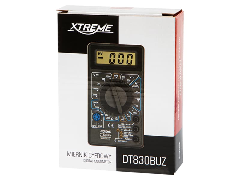 Blow DT830BUZ Xtreme: Digitalni multimeter, rumena 5