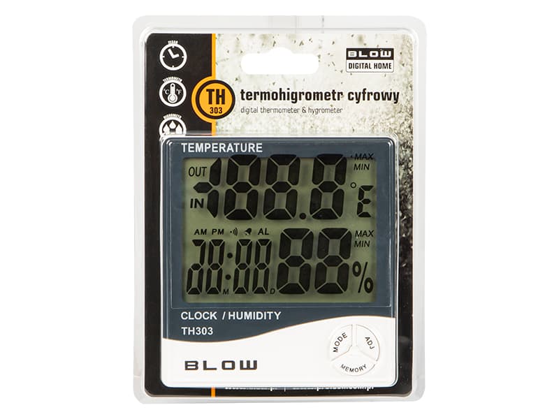 Blow Termo-higrometer TH303 s vremensko postajo 3
