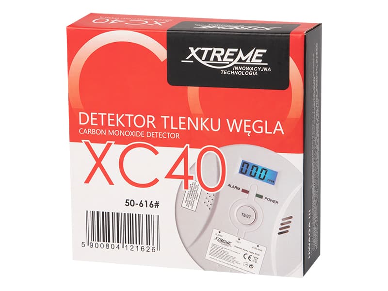 Detektor CO Blow XC40 z LCD zaslonom 3