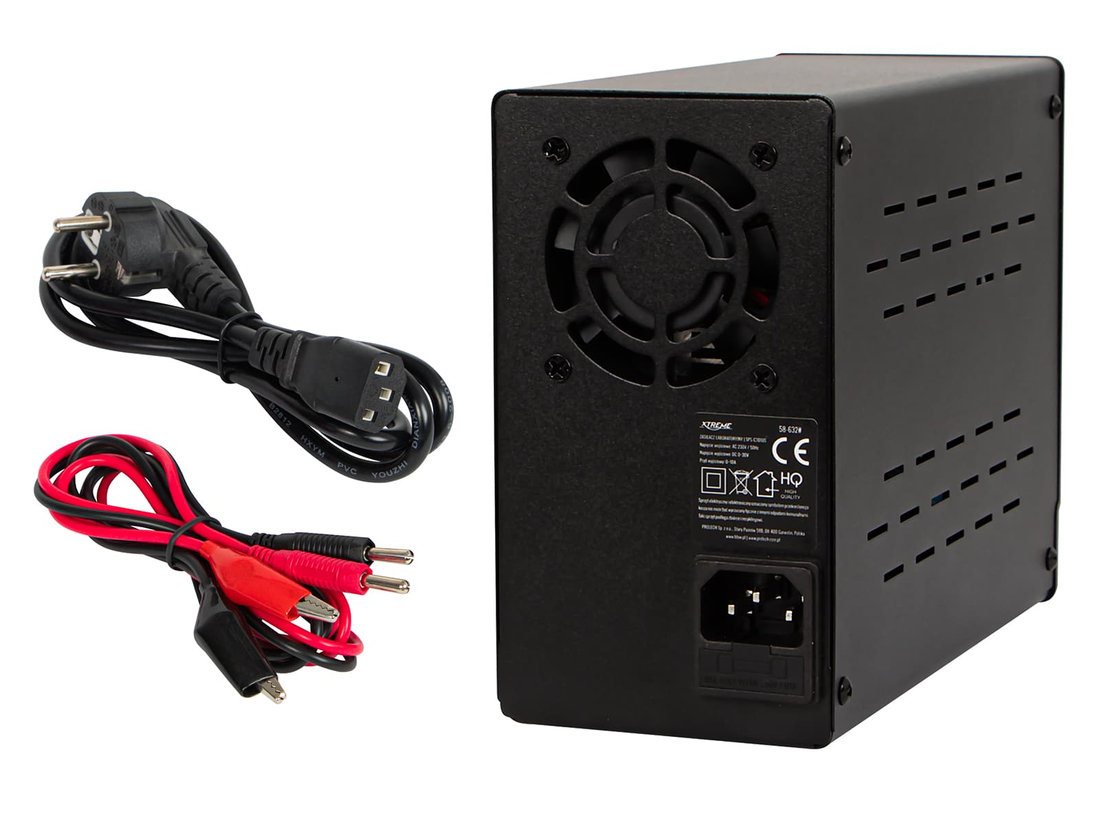 Blow SPS-C3010S: Laboratorijski napajalnik 30V/10A, črn 2