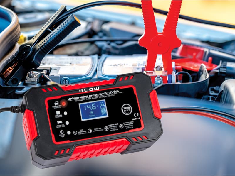 Blow 58-682# Avtomatski usmernik 12V/6A z LCD 4