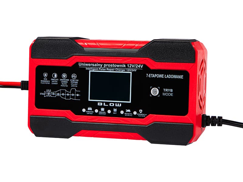 Blow 58-683# Avtomatski usmernik 12V/10A - 24V/5A z LCD 2