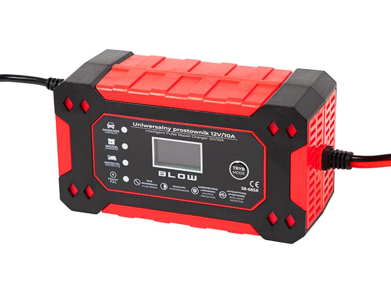 Avtomatski polnilnik akumulatorjev Blow 12V 10A z LCD 2