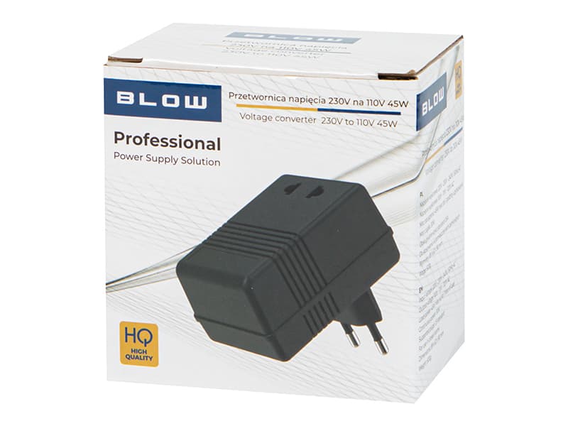 Pretvornik napetosti BLOW 230V -> 110V, 45W 3