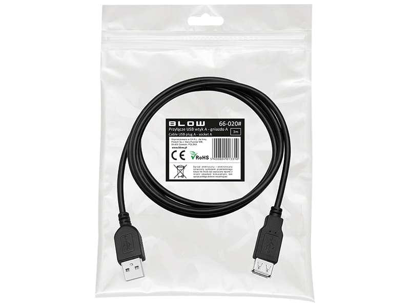 Blow USB A - A podaljšek (3m) 2