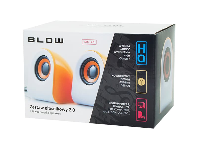 Blow MS-25 stereo zvočniki 2.0, USB napajanje, 3.5mm jack 2