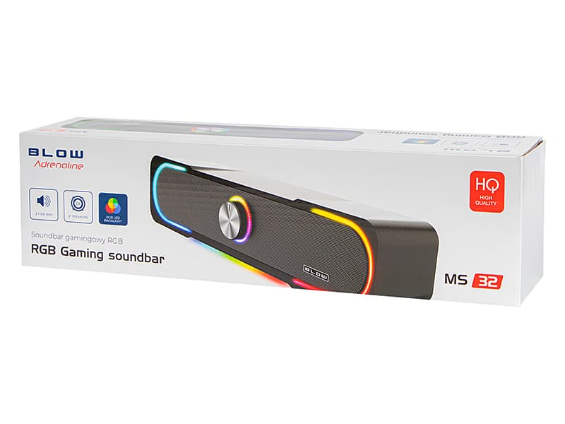 Blow MS-32 RGB Soundbar zvočnik (USB, Mini Jack) 2